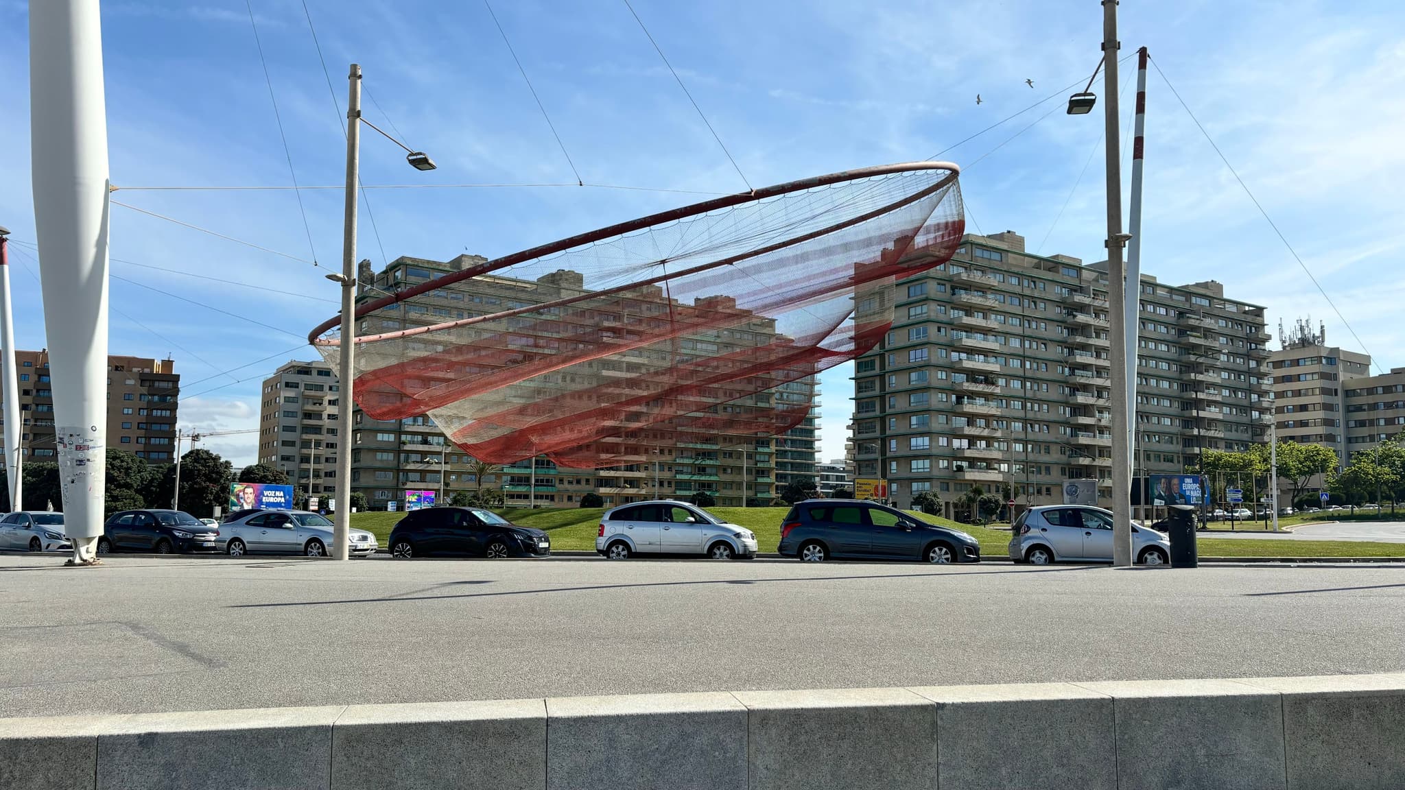 A very big fishing net!